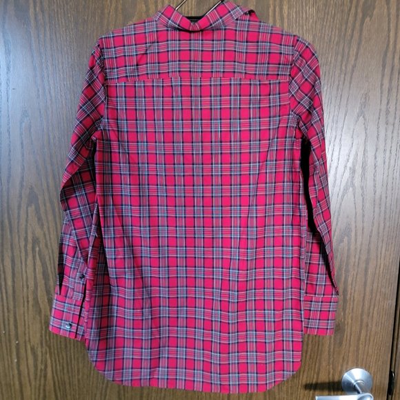 Lands End Red Plaid Size 2 - Picture 4 of 11